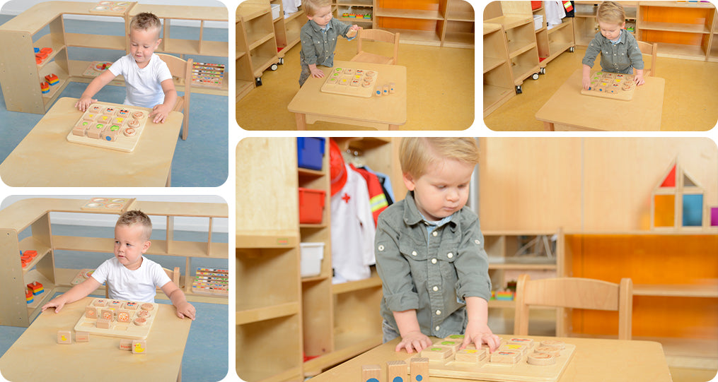  A perfect toy for object learning, size comparison, size sequencing and logical thinking skills development.