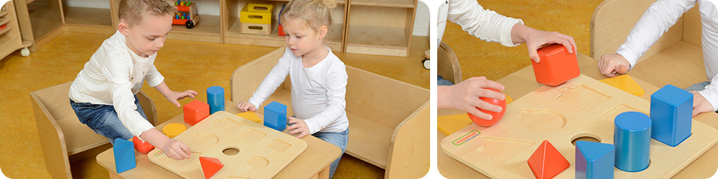 It helps children develop shape and geometric form recognition. 