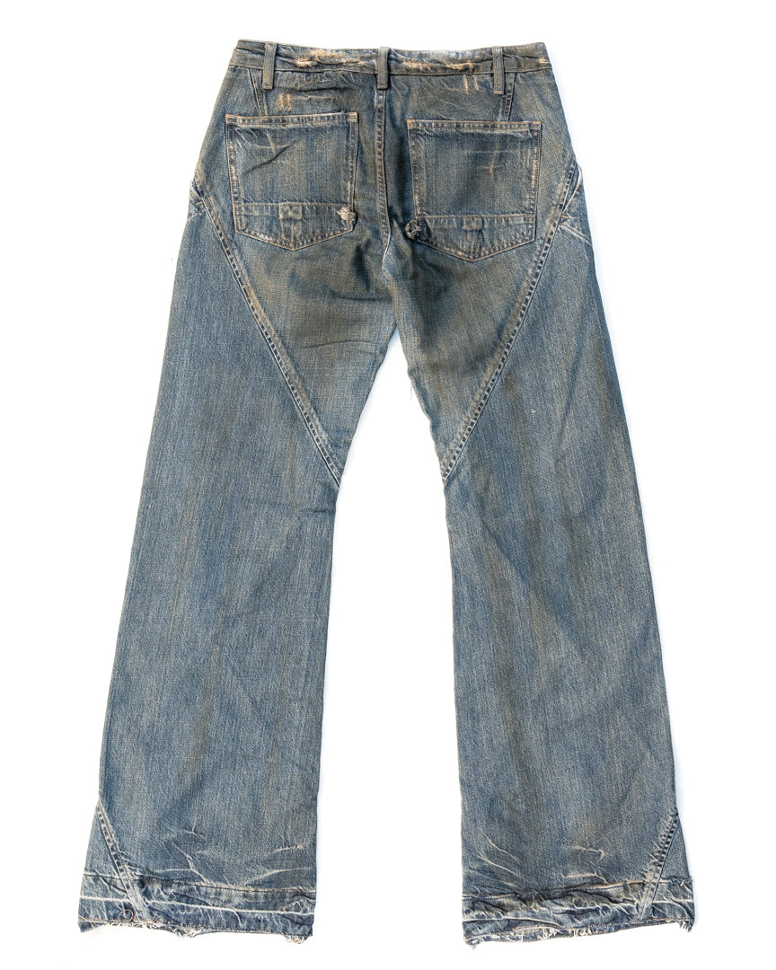 rick owens spiral jeans