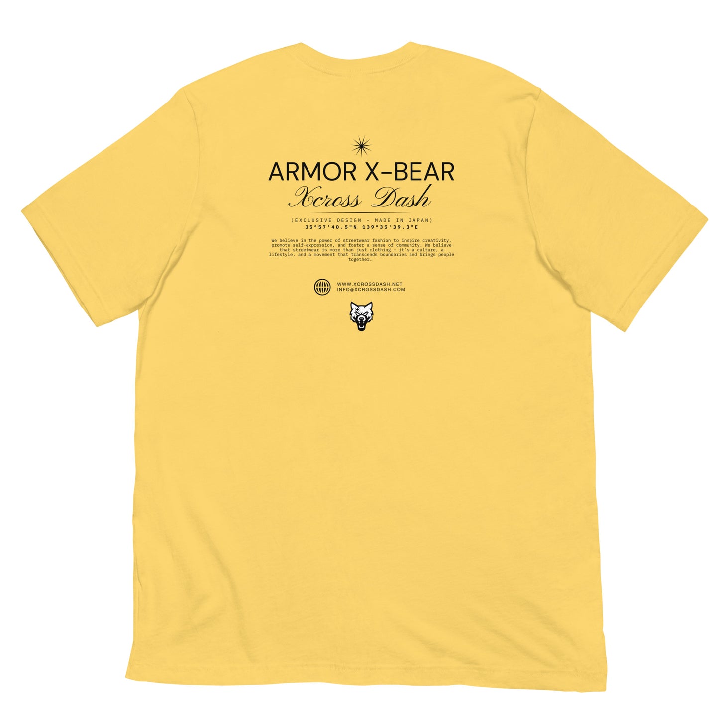 ARMOR X-BEAR LIMITED DESIGN ロゴタイプ |ユニセックスTシャツ | 19色