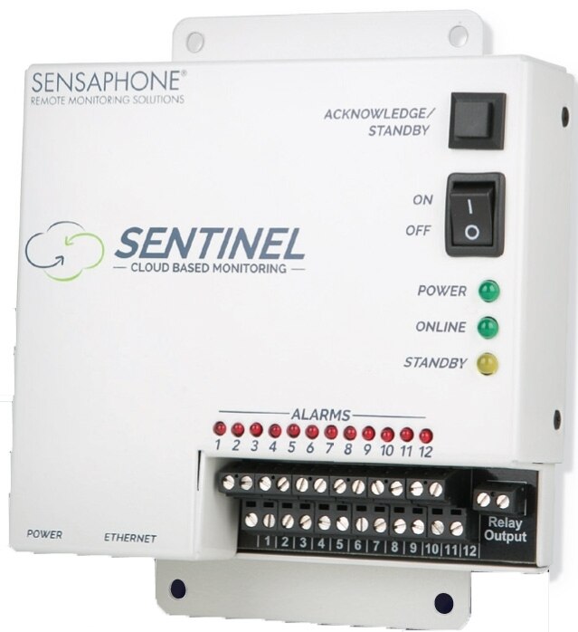 sensaphone sentinel pro not getting data