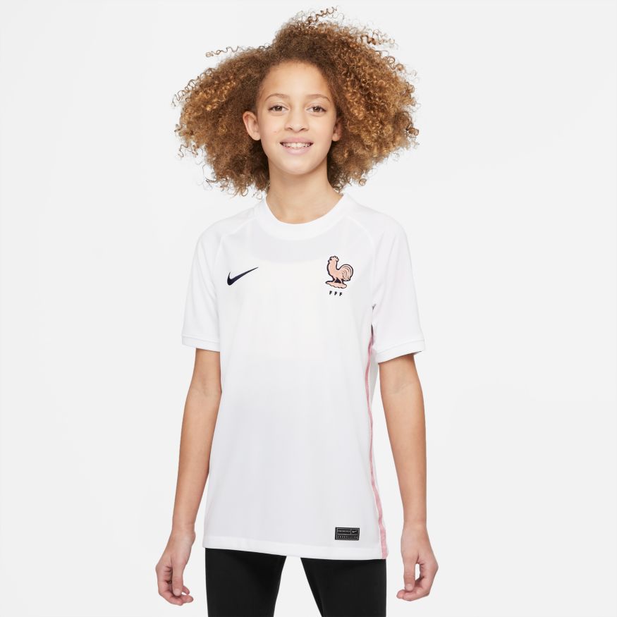 France 2022 Away Big Kids' Nike Dri-FIT Soccer Jersey