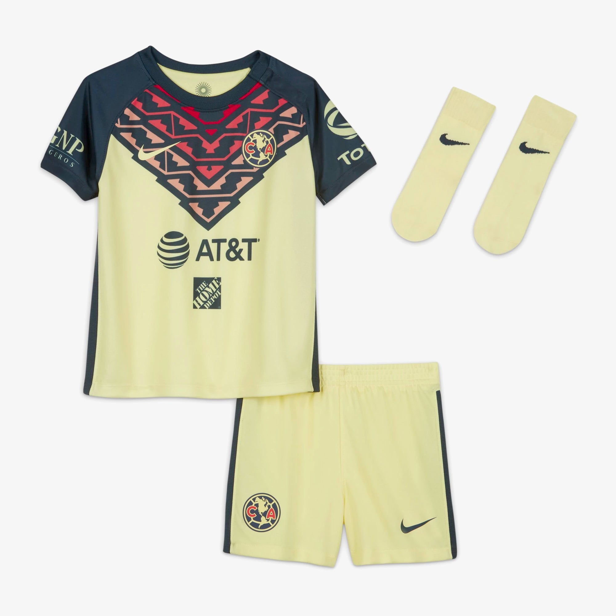 Club America 2021/22 Home Baby/Toddler Soccer Kit