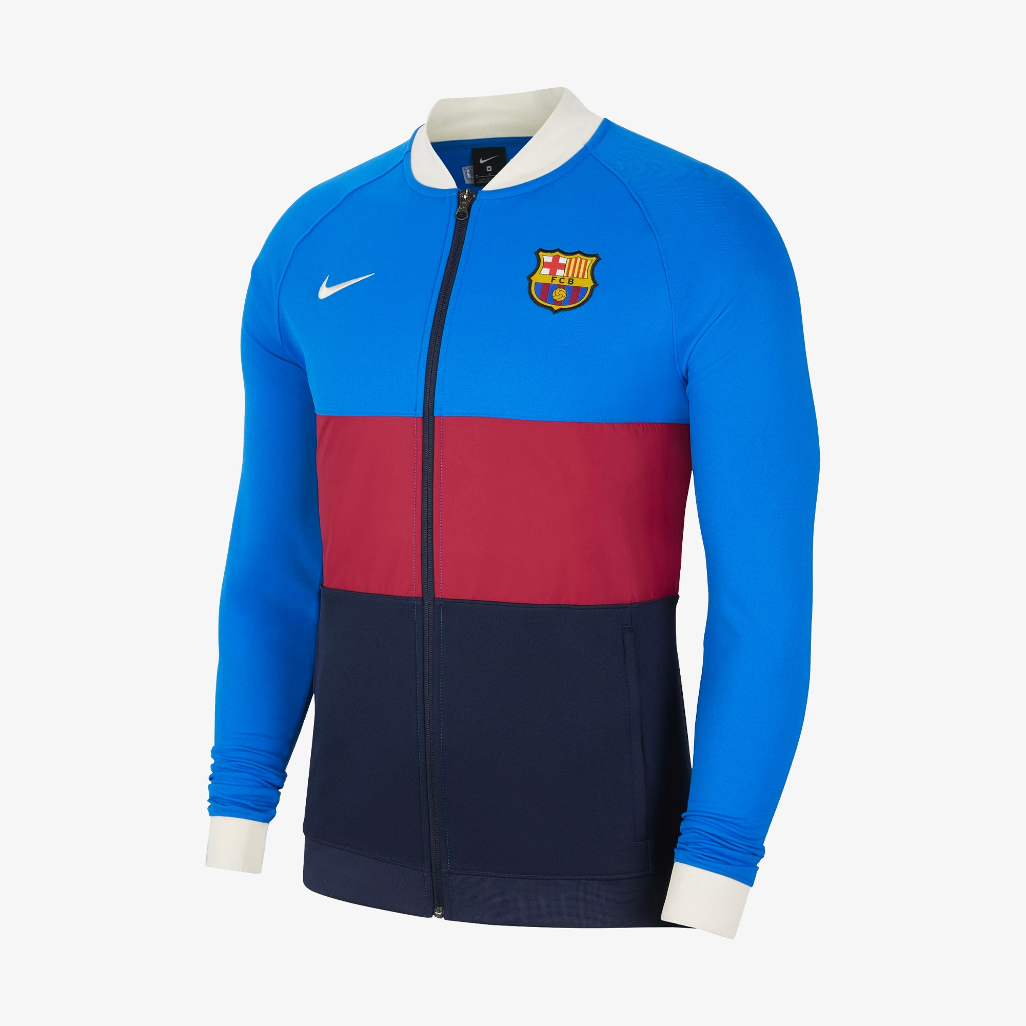 Nike FC Barcelona Men's Full-Zip Soccer Track Jacket - Niky's Sports
