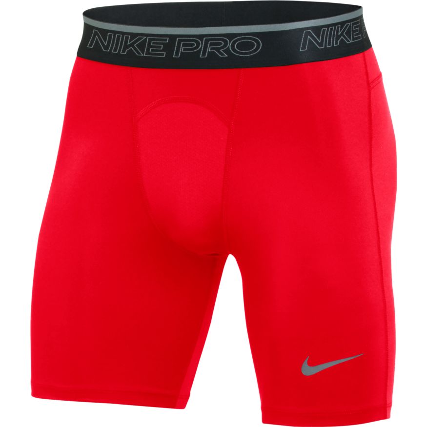 nike pro compression shorts red