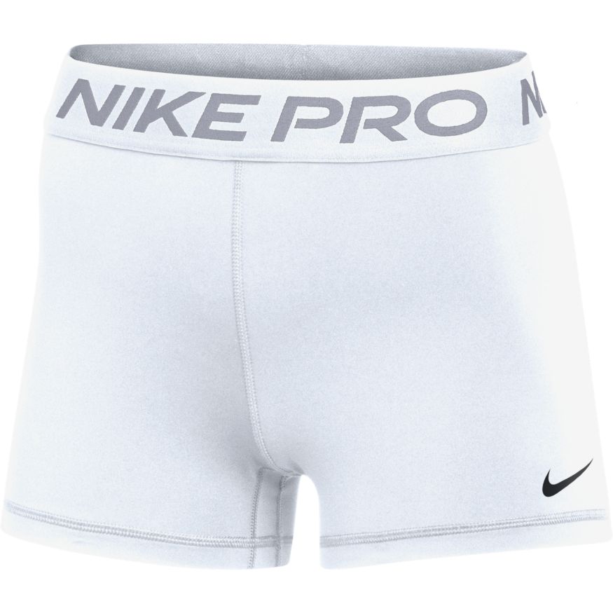 nike pro 3 inch shorts white