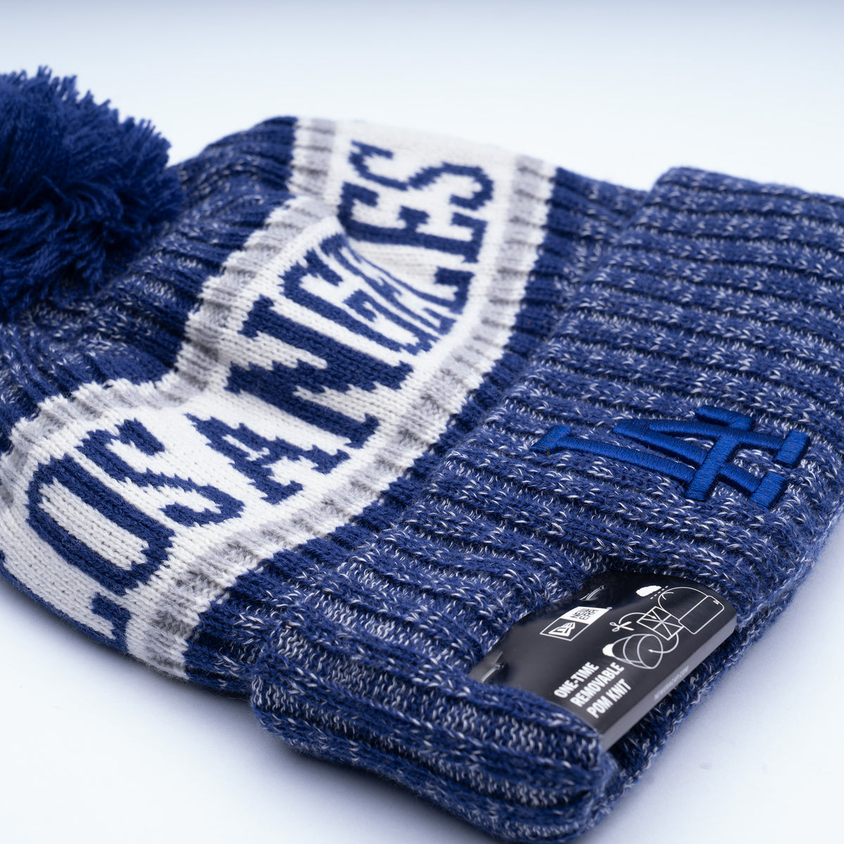 Los Angeles Dodgers Sport Cuffed Knit Hat with Removable Pom Niky's