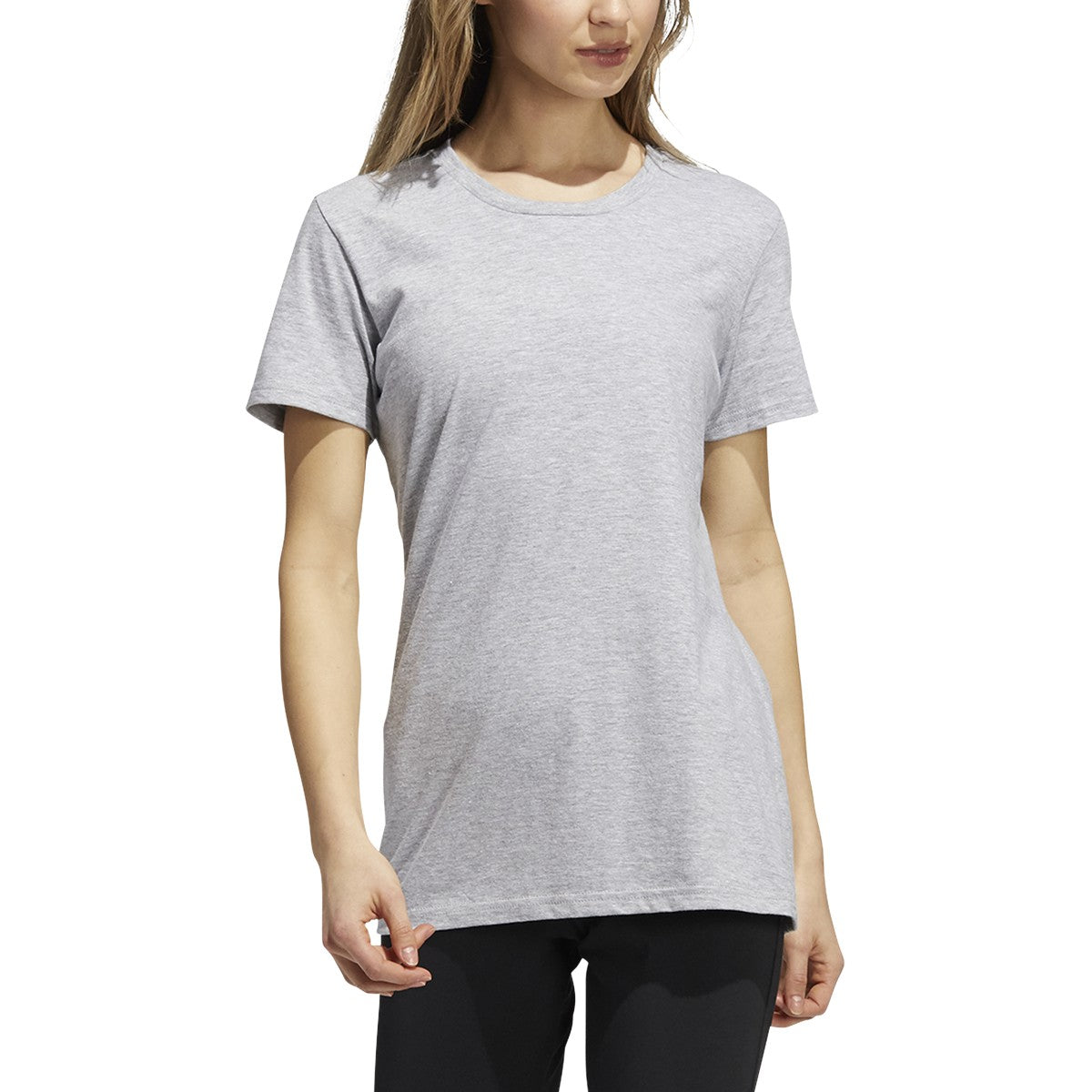 AMPLIFIER TEE GREY BLANK WOMENS