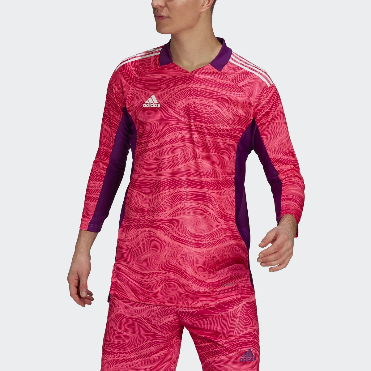 Condivo 21 Goalkeeper L/S Jersey - Solar Pink/Black