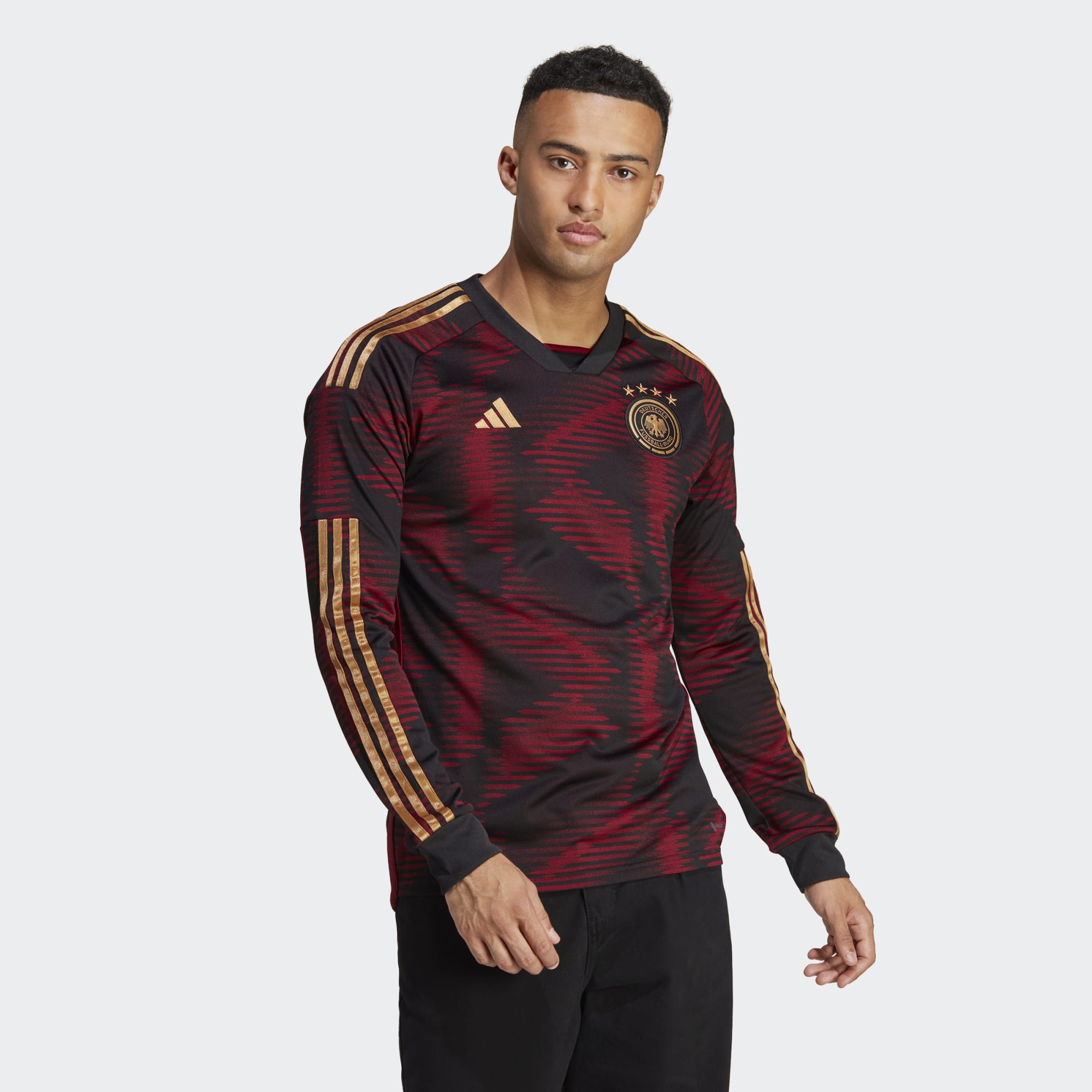 ADIDAS GERMANY 22 MEN'S LONG SLEEVE AWAY JERSEY