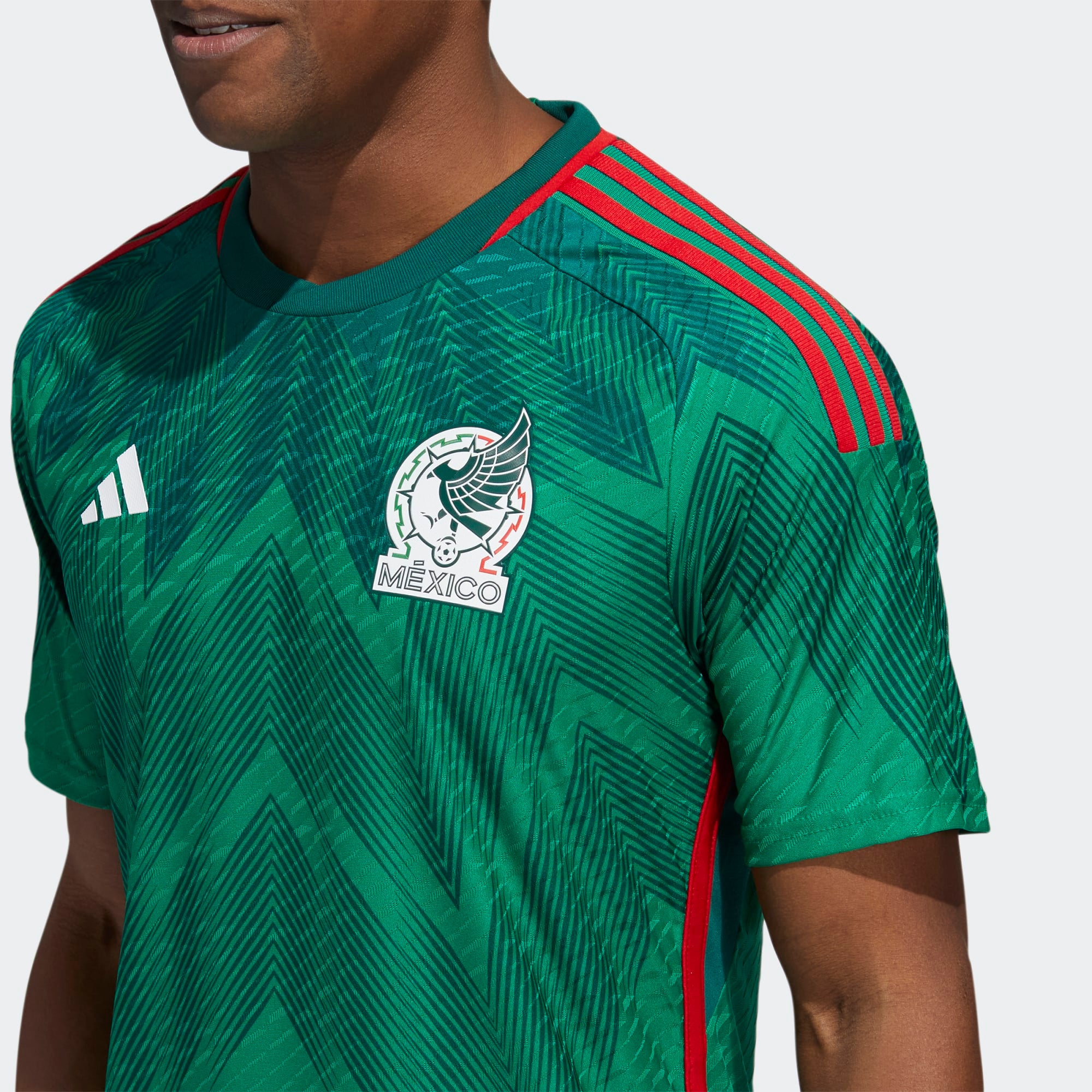 ADIDAS Mexico Home Men's Authentic World Cup 2022 Soccer Jersey Niky