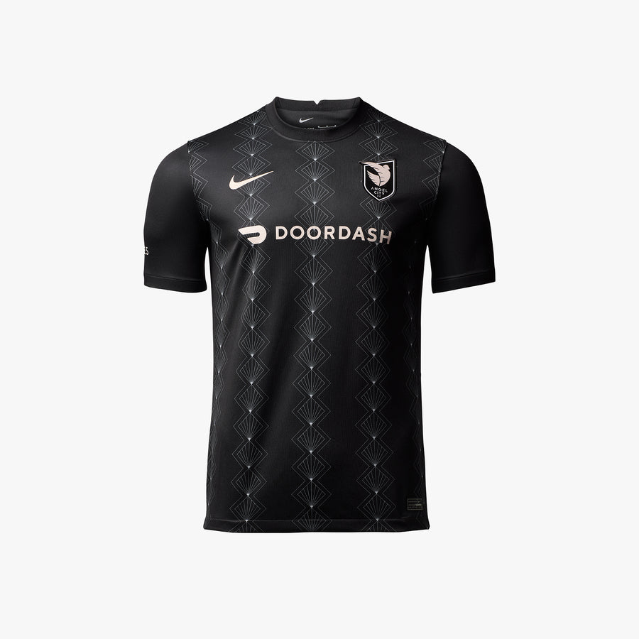 Angel City FC 2023 Stadium Away Men's Nike Dri-FIT Soccer Jersey.