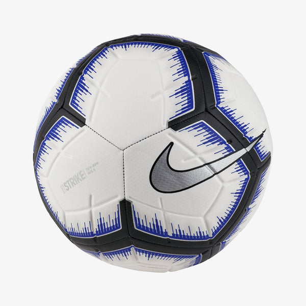 blue nike strike soccer ball