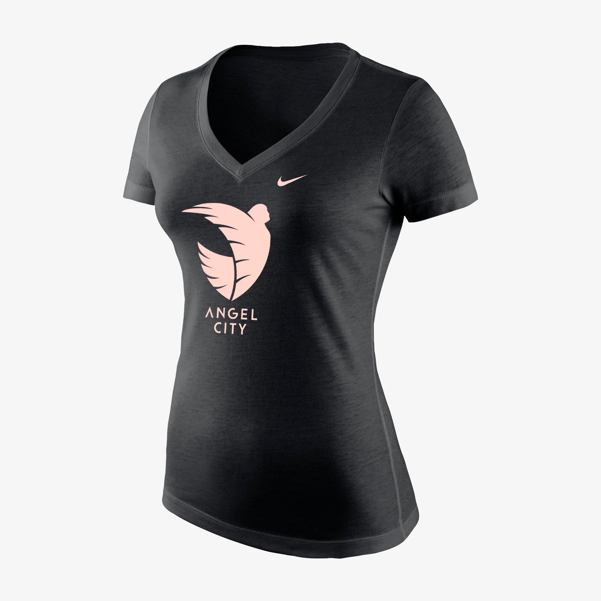 ANGEL CITY FC TRIBLEND V-NECK TEE WOMENS