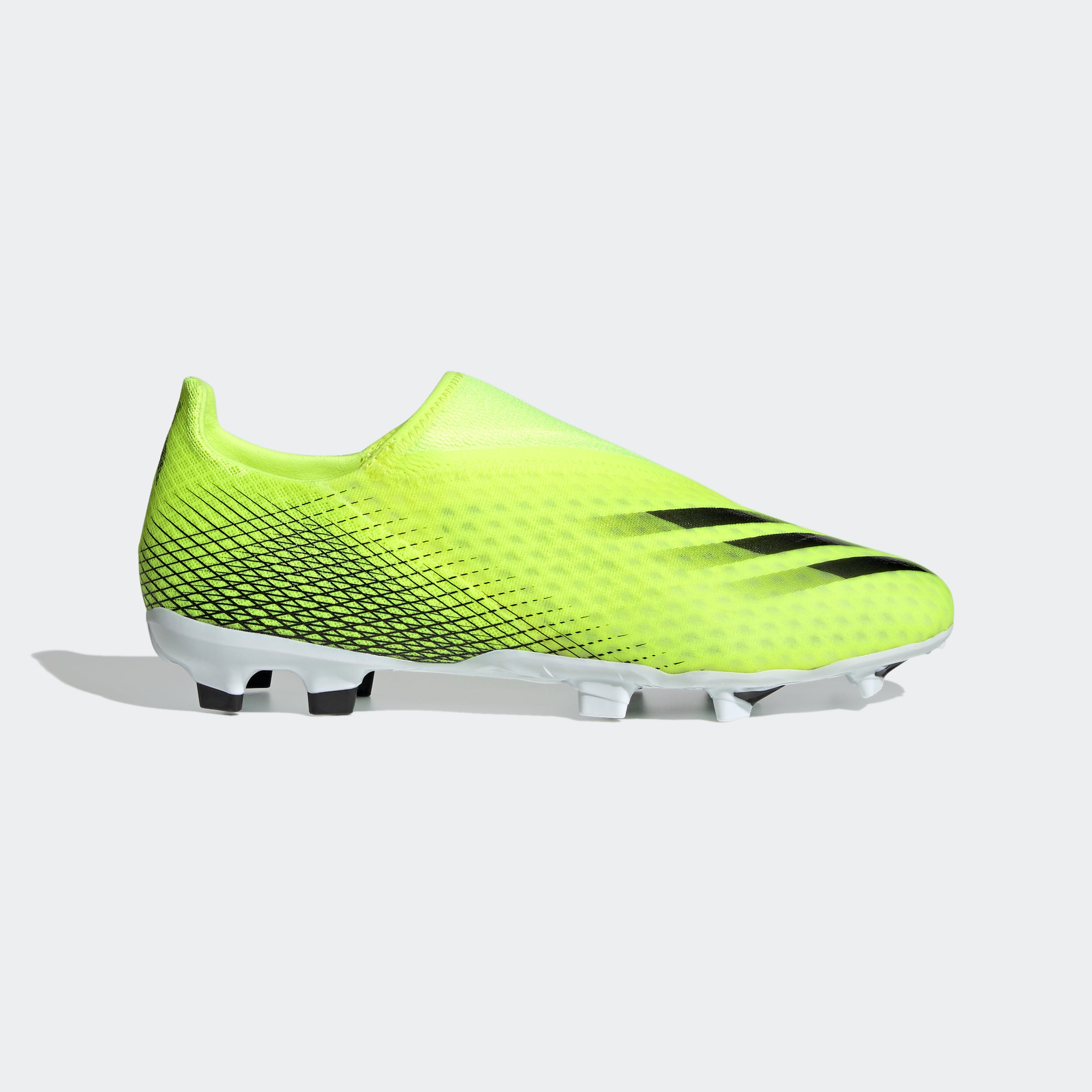 adidas X GHOSTED.3 LACELESS FG CLEATS - Solar Yellow Adult - Niky's Sports