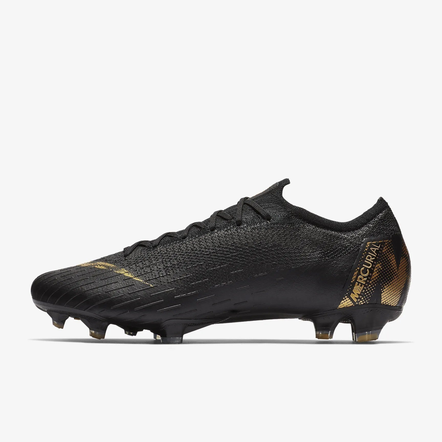 nike soccer shoes black and gold