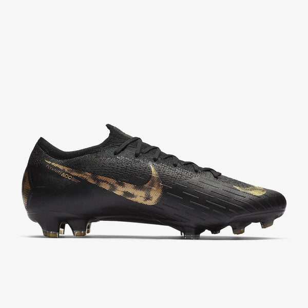 black and gold nike vapor cleats