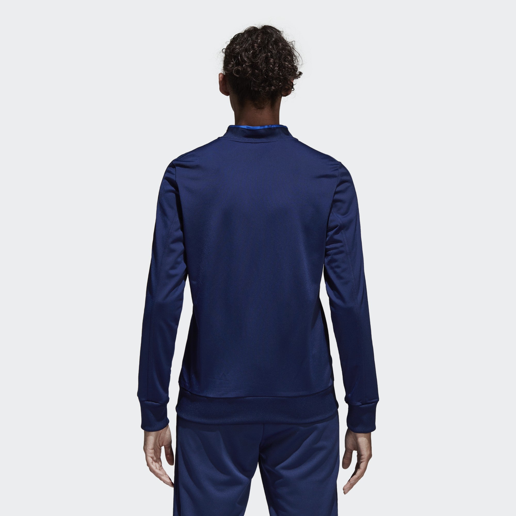 Women's Condivo18 Polyester Jacket - Dark Blue/White