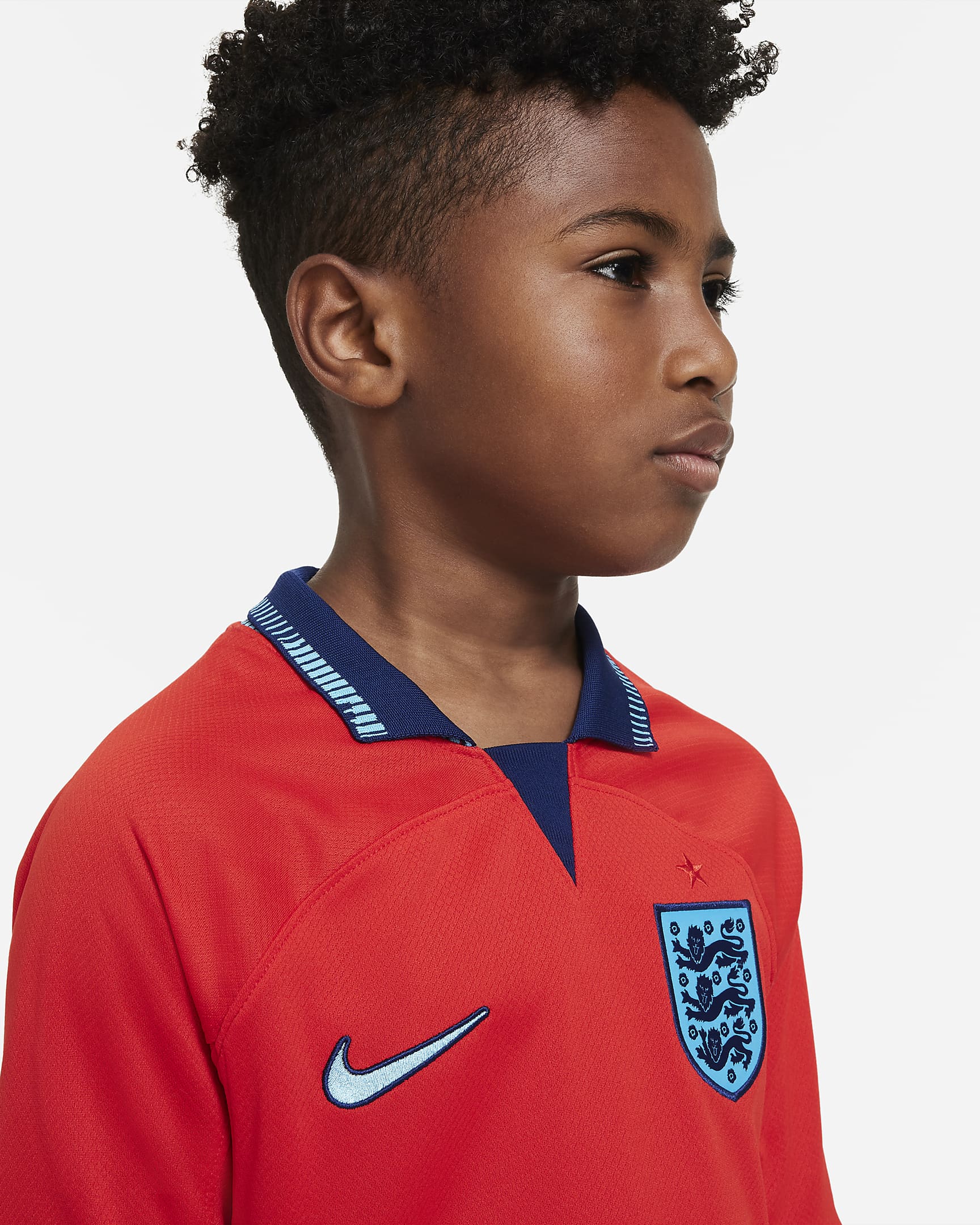 England 2022/23 Stadium Away Big Kids' Nike Dri-FIT Soccer Jersey