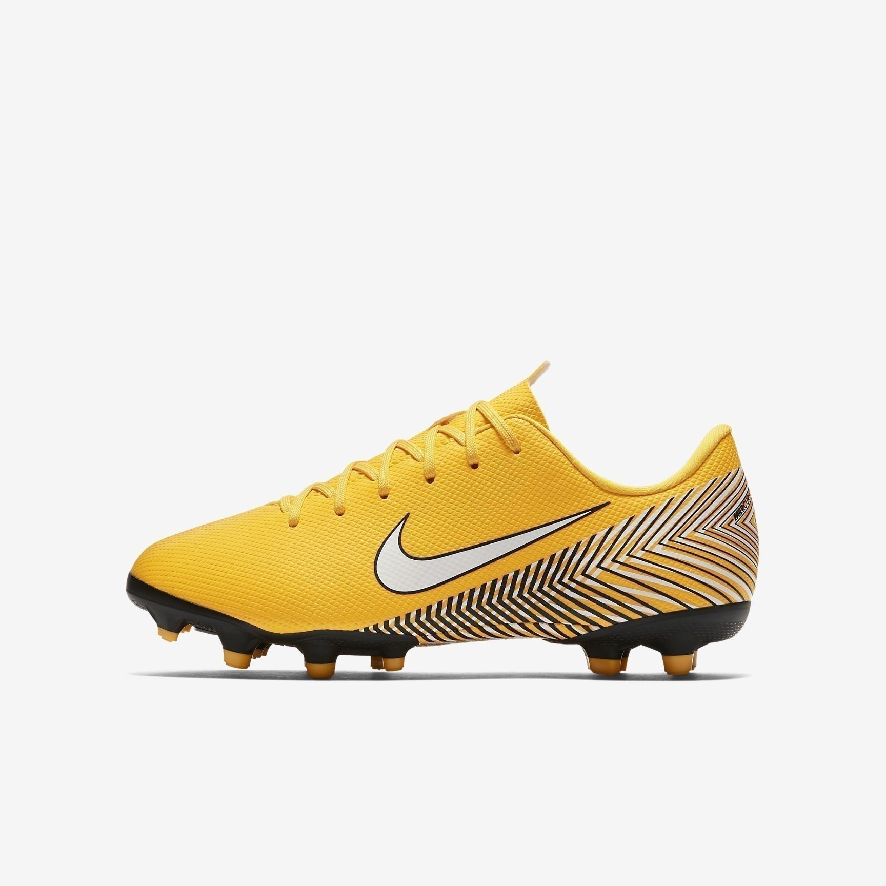 yellow and black soccer cleats