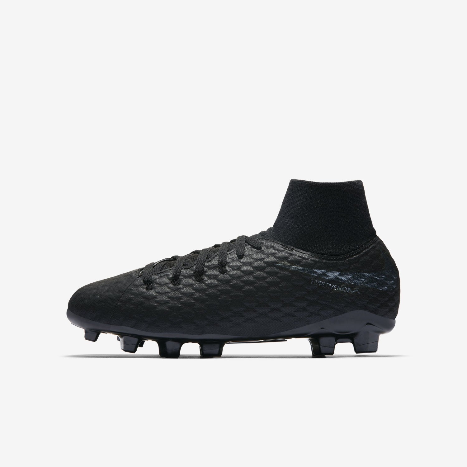 black hypervenom cleats