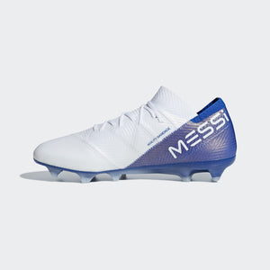 messi shoes blue and white