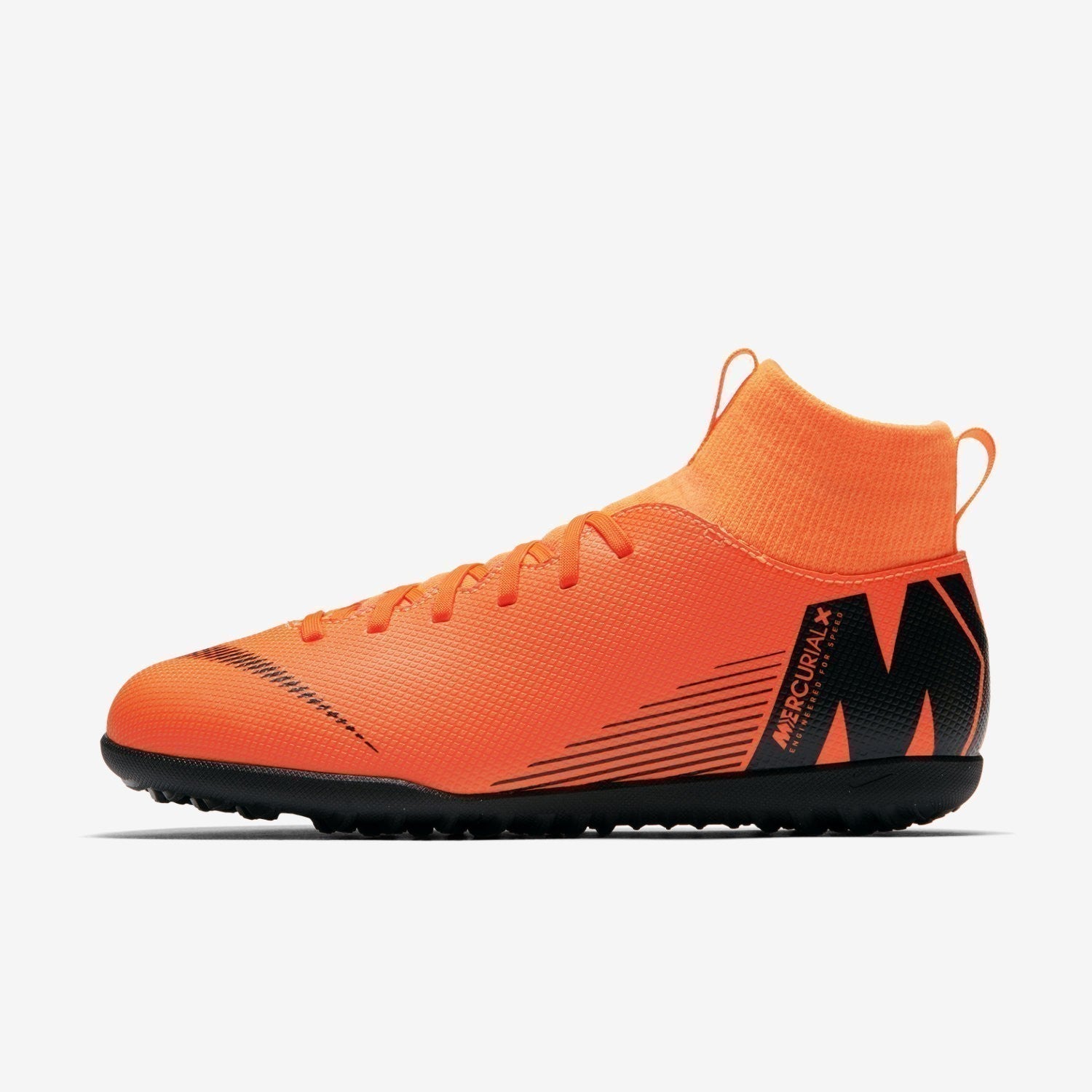 Junior Mercurial 6 Club Astro Turf Total Orange