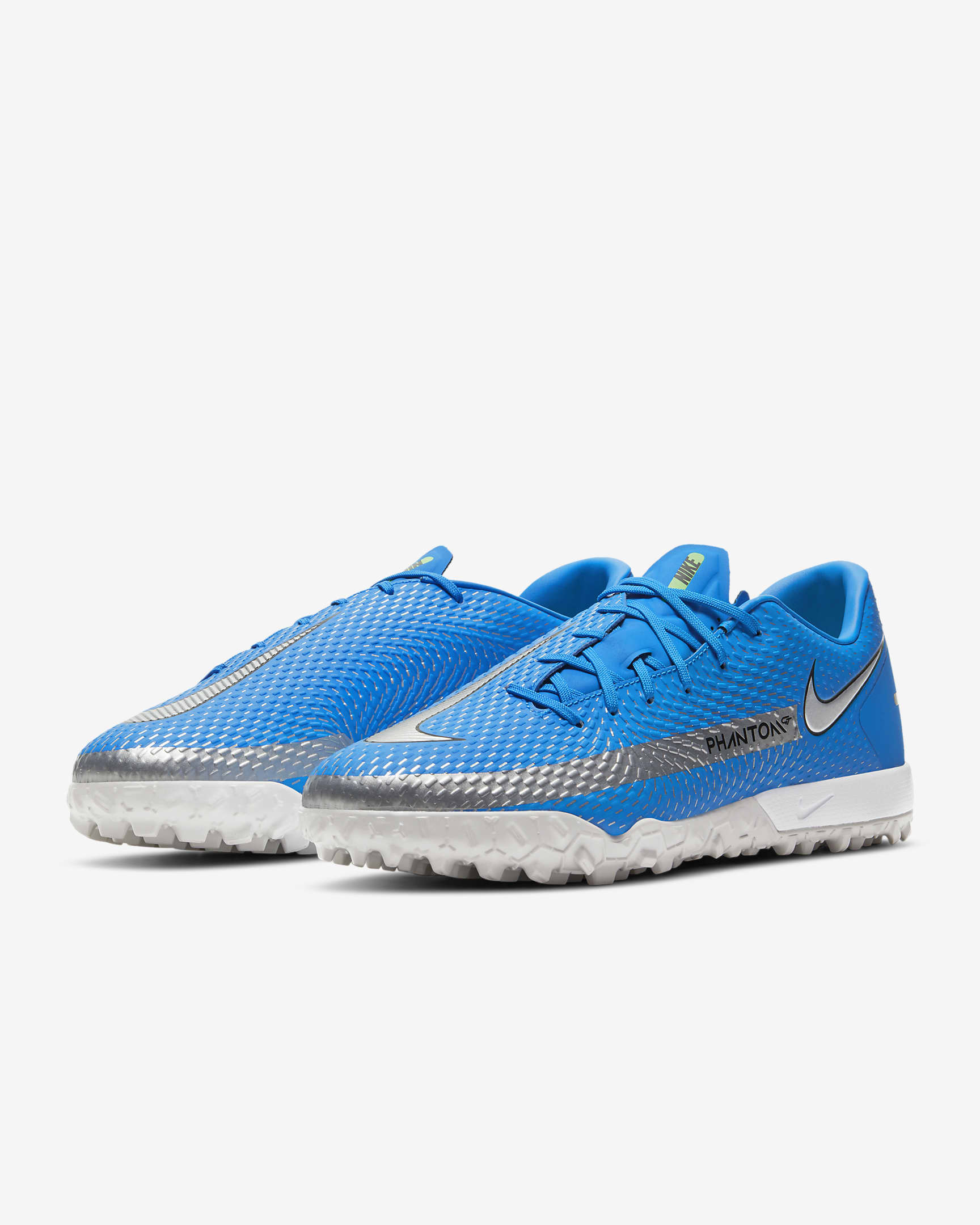 Nike Men's Phantom GT Academy Turf Soccer Shoes Blue - Niky's Sports