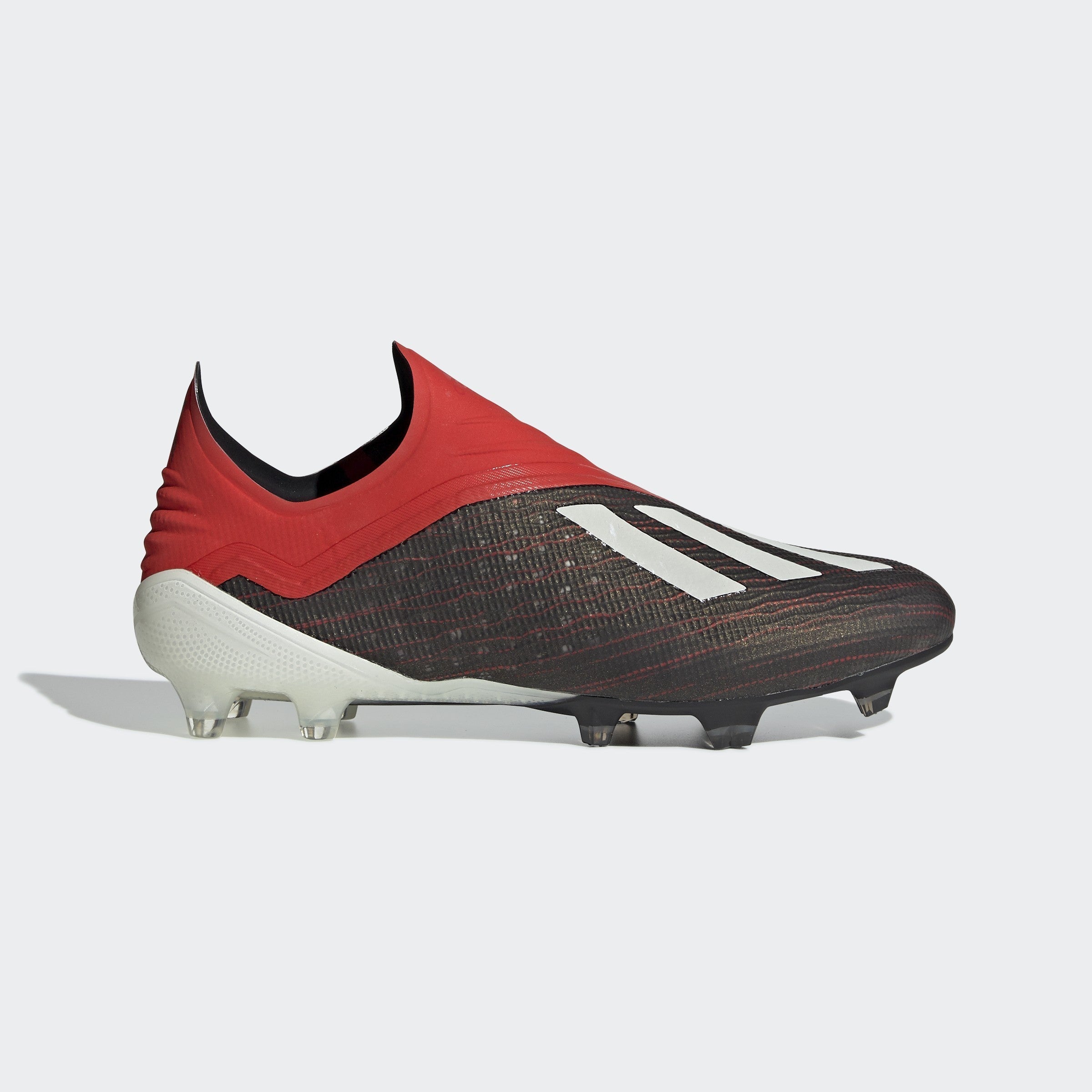 red black and white soccer cleats