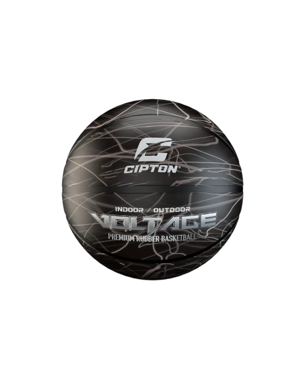 CIPTON Premium Rubber Basketball Voltage Black/White (29.5)