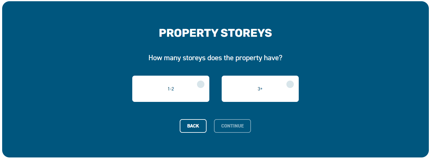 Property Storeys. How many storeys does the property have? 1-2 or 3+?