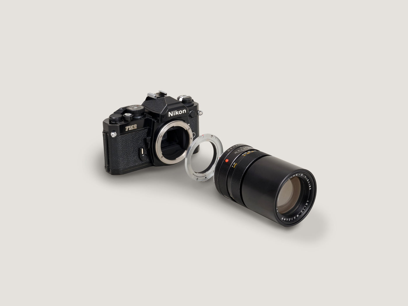 Leica R Lens Mount to Nikon F Camera Mount