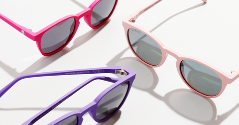 Pink and purple sunglasses