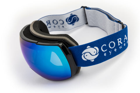 Blue ski goggles latest design 2023