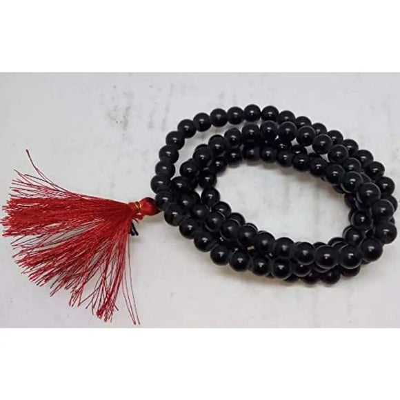 Order Shaligram Mala 111 Shaligram Beads  12 mm Diameter Length  7  inches Online From Bhagya Divines