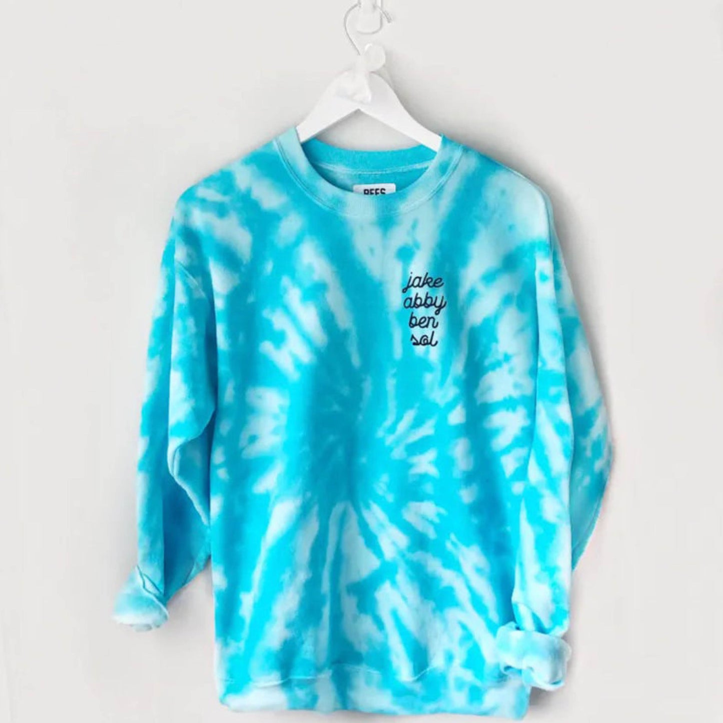 TURQUOISE SWIRL CUSTOM MAGIC ♡ baby & kids sweatshirt – BFFS & BABES