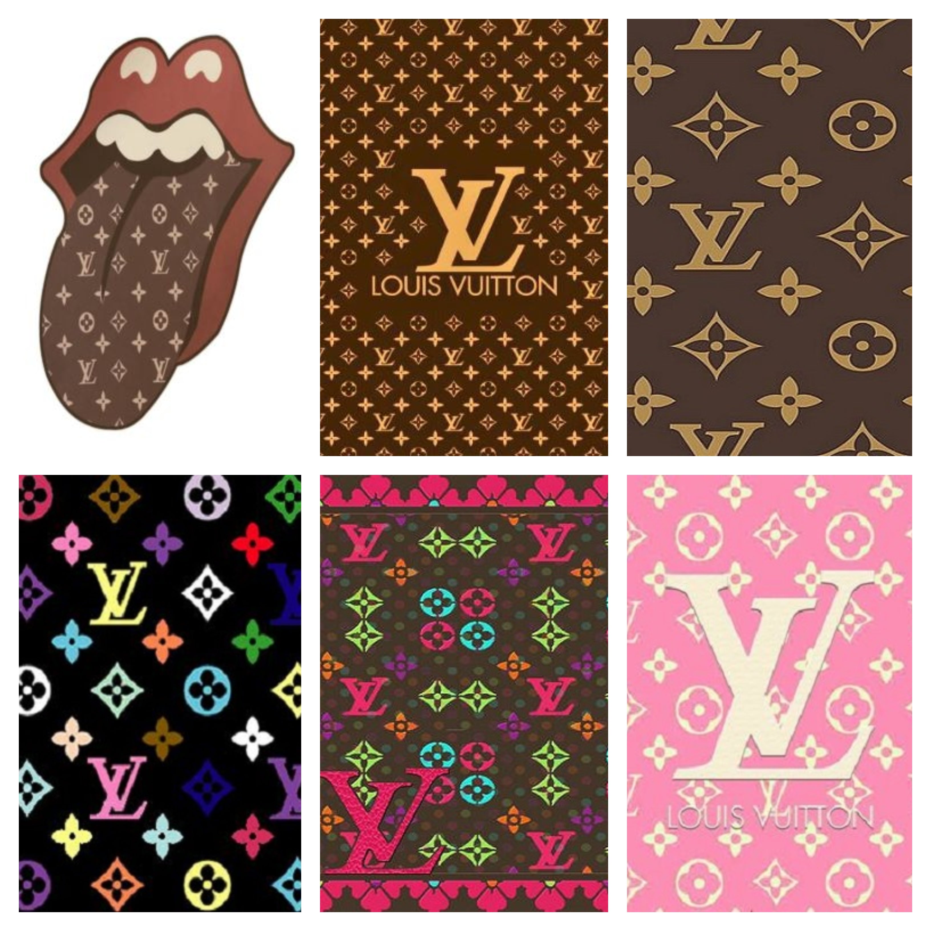 Brown Lv Print Poland, SAVE 38% 