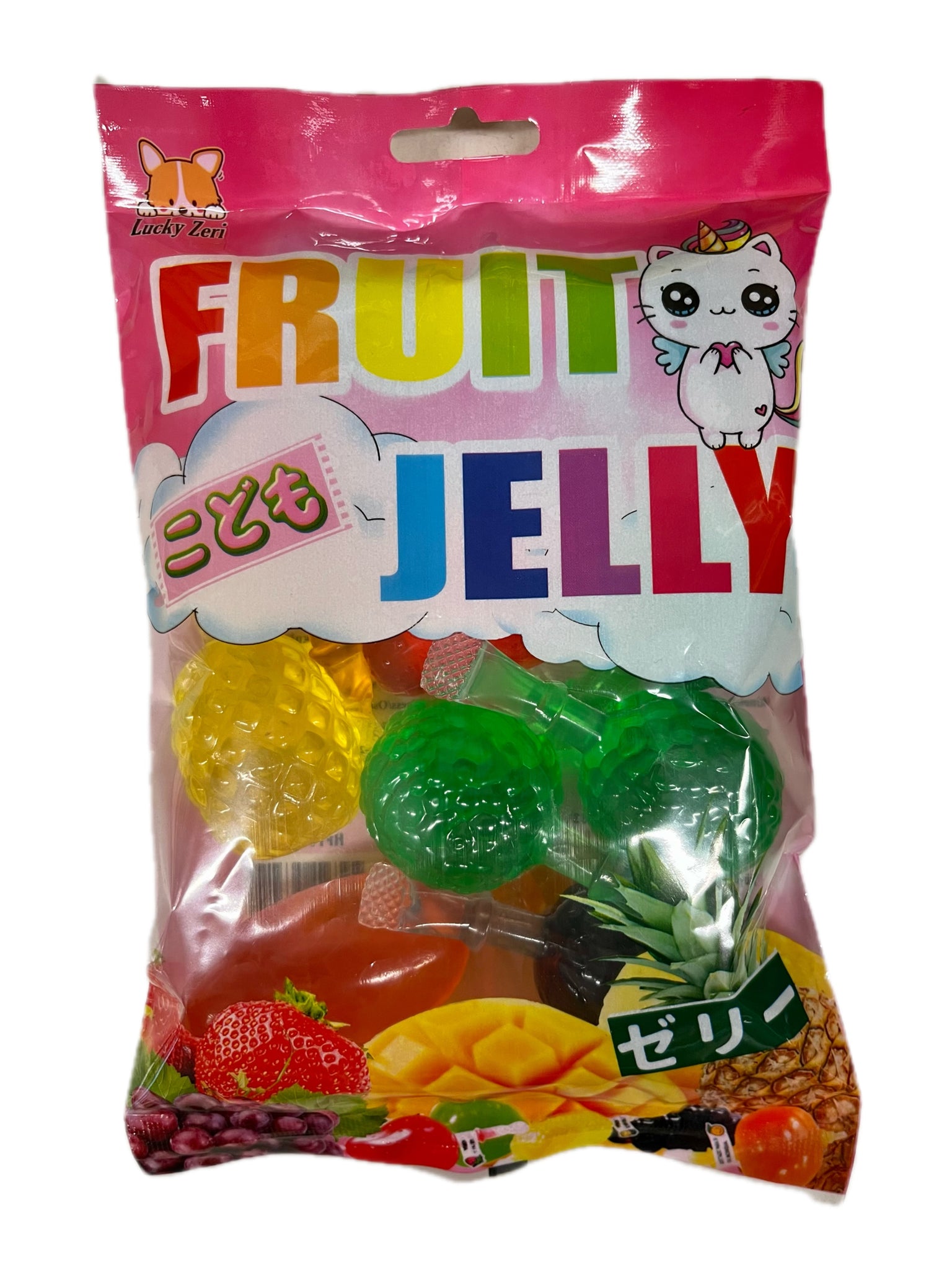 Colorful jelly bars 260G Jelly Straws Assorted Fruit Kiina Supermarket