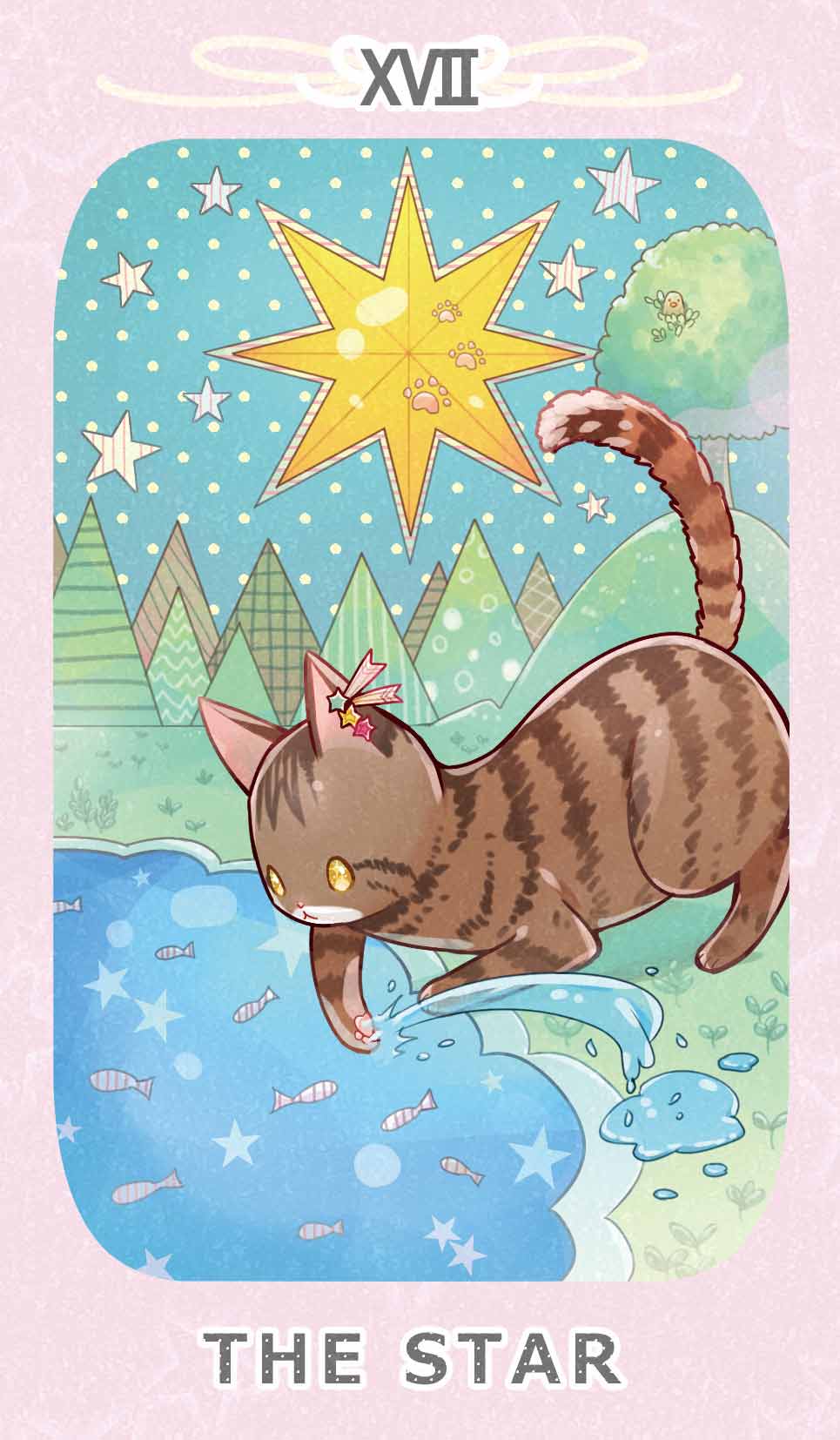 タロットカード 猫 月 占星術 占い オラクル かわいい インテリア ねこ