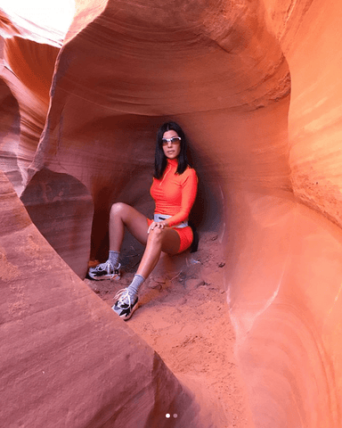 Kourtney Kardashian in Kanab