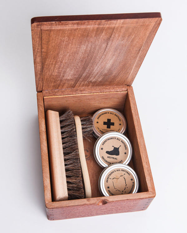 Shoe Shine Box — Armstrong's All Natural - Made in USA