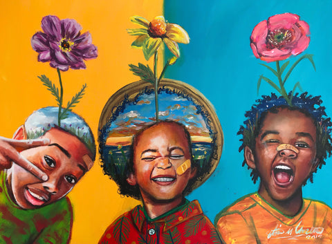 Black Boy Joy&quot; by Ija African-American Puzzle | Puzzles of Color