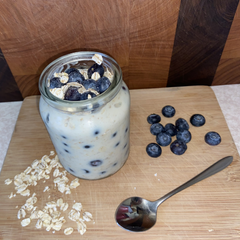 Blueberry Muffin Overnight Oats