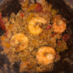 Spicy Prawn Quinoa