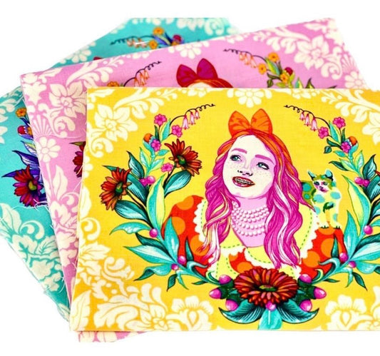Curiouser and Curiouser by Tula Pink Fabric Bundle – Half Moon Fabrics