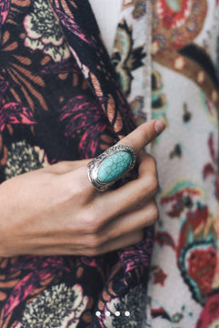 Oval Turquoise Ring