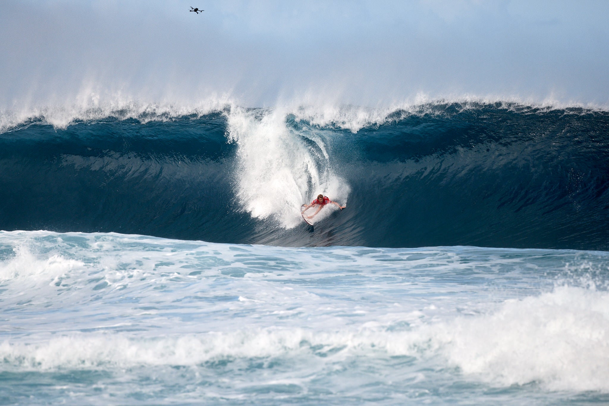 John sliding into one at Pipe