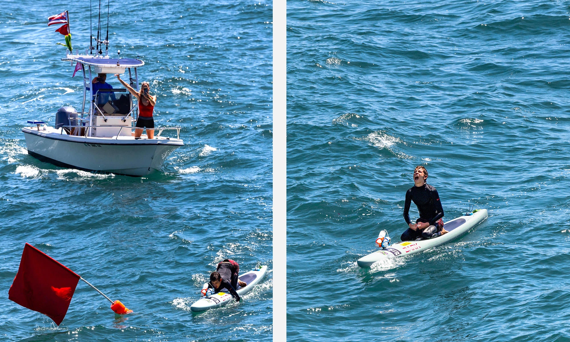 Toa Pere Finishing Catalina Classic Paddlerace