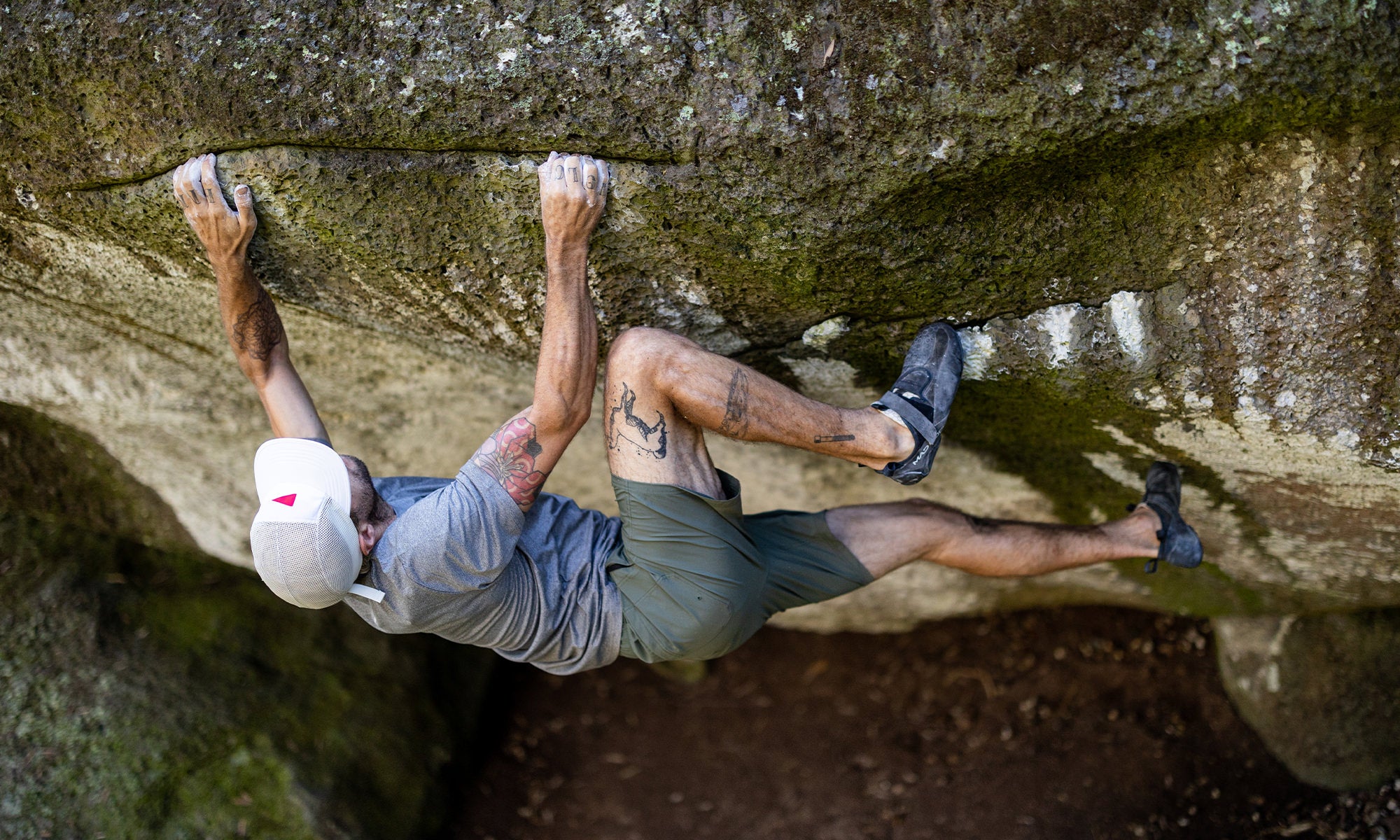 Justin Ridgley Test Pilot for Florence Bouldering on Oahu