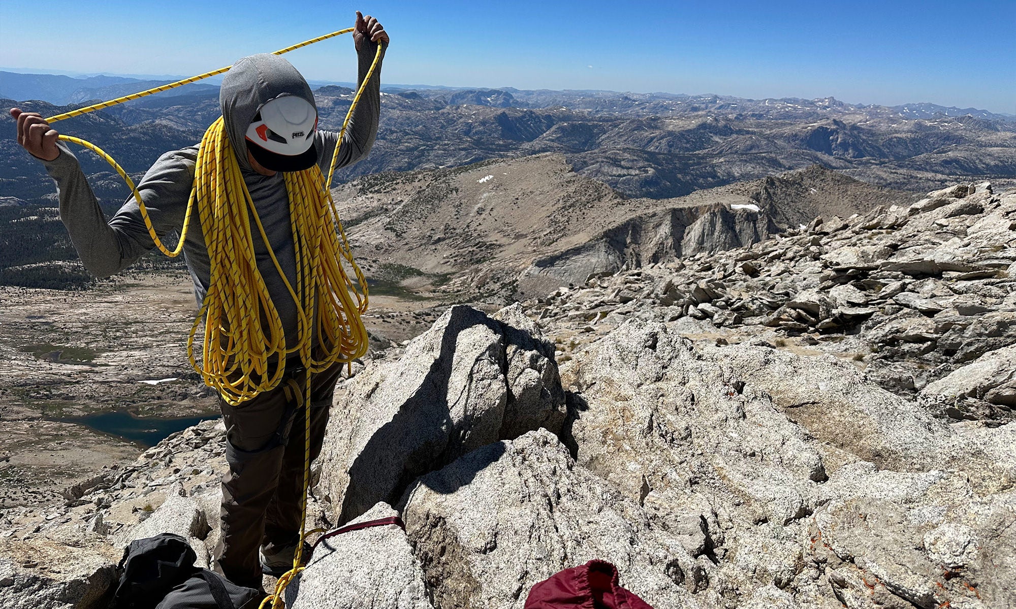 Ruben Ruckman climbing rope management